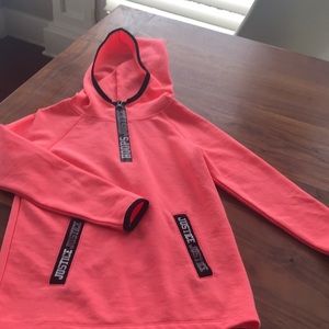 Justice hoodie.